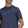חולצת טי שירט אדידס לגברים Adidas AEROREADY - כחול כהה