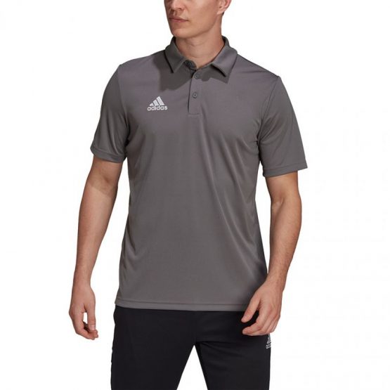 חולצת פולו אדידס לגברים Adidas Entrada 22 Polo - אפור כהה