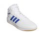 נעלי סניקרס אדידס לגברים Adidas HOOPS 3.0 MID - כחול/לבן