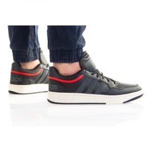 נעלי סניקרס אדידס לגברים Adidas Hoops 3.0 - שחור