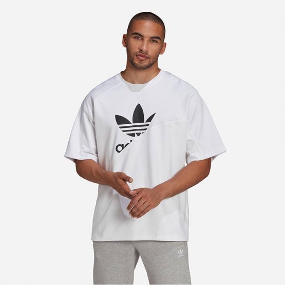 חולצת T אדידס לגברים Adidas Originals Bld Tricot - לבן