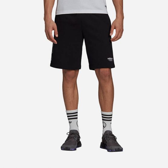 מכנס ספורט אדידס לגברים Adidas Originals United Shorts - שחור