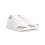 נעלי סניקרס קלווין קליין לגברים Calvin Klein Side Logo White Silver - לבן