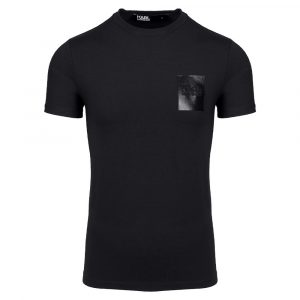 חולצת T קרל לגרפלד לגברים Karl Lagerfeld T-Shirt - שחור