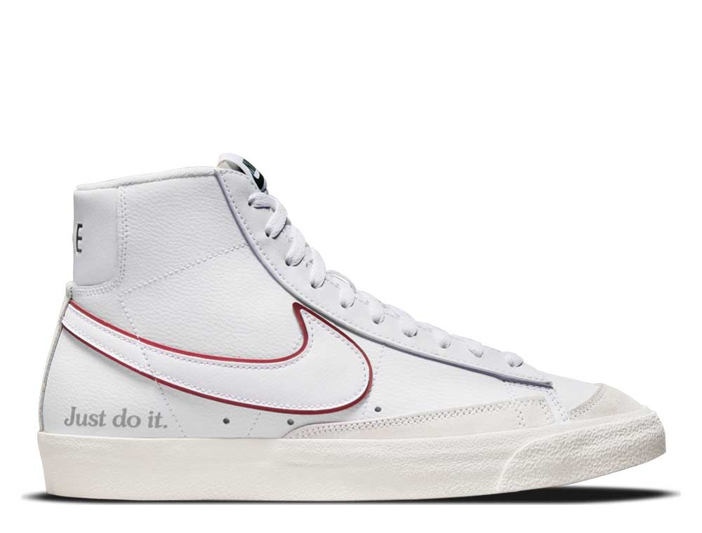 נעלי סניקרס נייק לגברים Nike Blazer Mid 77 - לבן