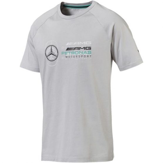 חולצת טי שירט פומה לגברים PUMA MAPM LOGO TEE - אפור
