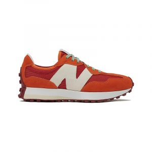 נעלי סניקרס ניו באלאנס לגברים New Balance MS327 - כתום/אדום