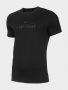 חולצת T פור אף לגברים 4F T-SHIRT - שחור
