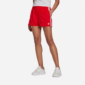 מכנס ספורט אדידס לנשים Adidas Originals 3 Str Short - אדום
