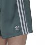 מכנס ברמודה אדידס לנשים Adidas Originals SATIN SHORTS - ירוק כהה