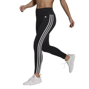 טייץ אדידס לנשים Adidas MOVE HIGH-RISE 3-STRIPES 7/8 SPORT TIGHTS - שחור/לבן