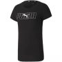 חולצת טי שירט פומה לנשים PUMA REBEL GRAPHIC TEE - שחור