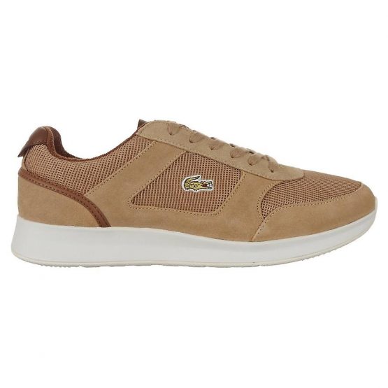 נעלי סניקרס לקוסט לגברים LACOSTE Joggeur  - חום