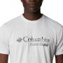 חולצת טי שירט קולומביה לגברים Columbia TRINITY TRAIL - לבן