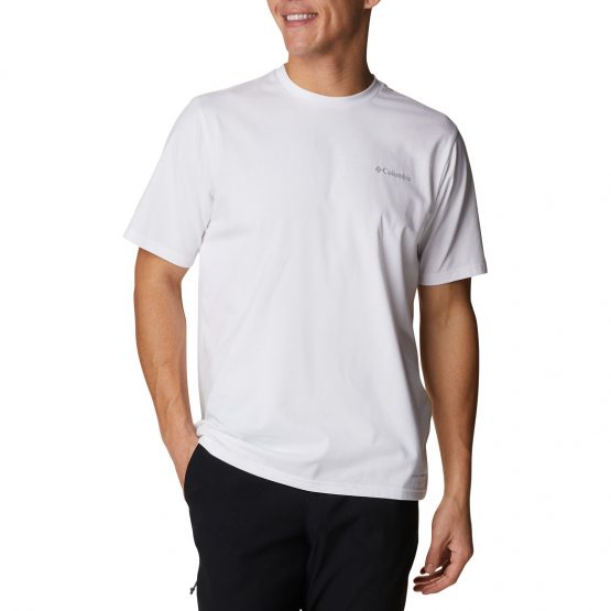 חולצת T קולומביה לגברים Columbia SUN TREK - לבן