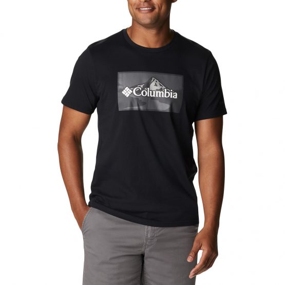 חולצת טי שירט קולומביה לגברים Columbia PATH LAKE GRPH - שחור
