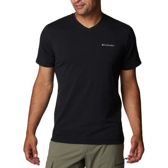 חולצת טי שירט קולומביה לגברים Columbia SUN TREK  - שחור