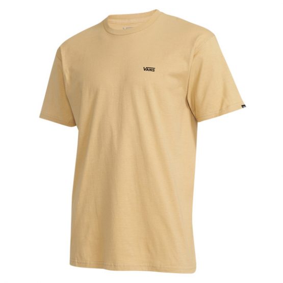 חולצת טי שירט ואנס לגברים Vans MN Left Chest Logo T - חום בהיר
