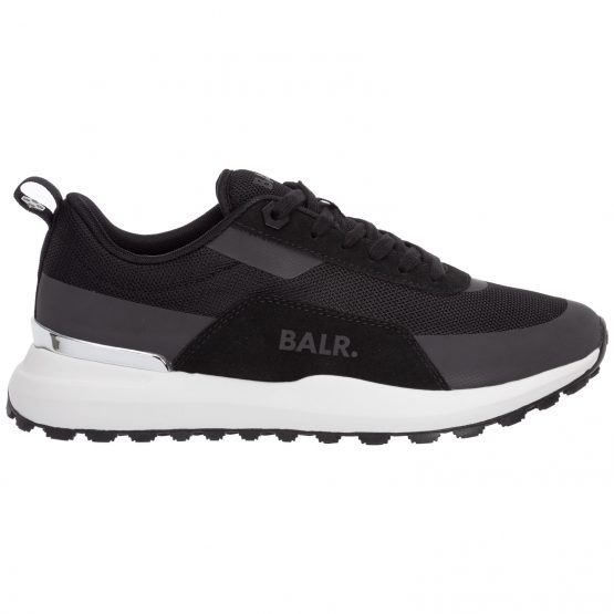 נעלי סניקרס באלר לגברים BALR B4 - שחור/לבן/אפור