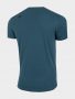 חולצת טי שירט פור אף לגברים 4F TSHIRT - כחול/ירוק