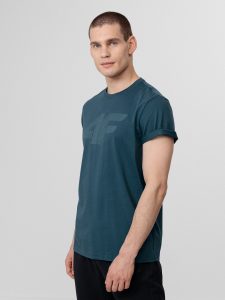 חולצת T פור אף לגברים 4F TSHIRT - כחול/ירוק