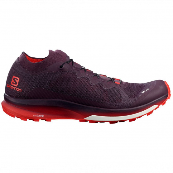 נעלי טיולים סלומון לגברים Salomon S/LAB Ultra 3 U - אדום יין