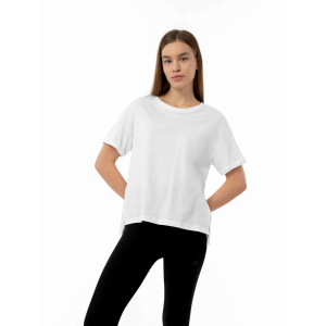 חולצת טי שירט פור אף לנשים 4F T-SHIRT - לבן