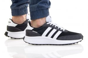 נעלי סניקרס אדידס לגברים Adidas RUN 70S - שחור/אפור