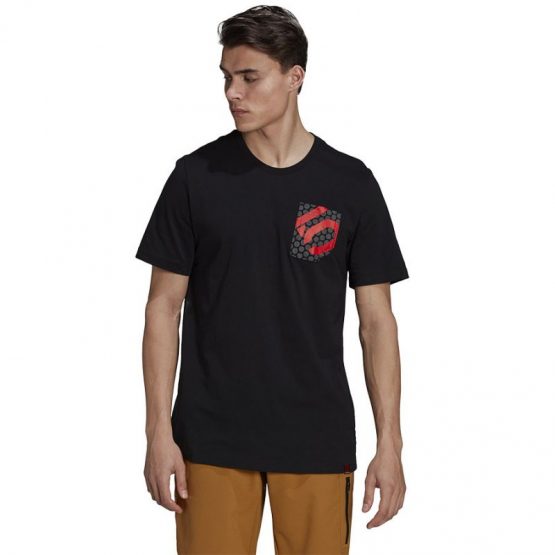 חולצת טי שירט אדידס לגברים Adidas 5.10 Botb Tee - שחור
