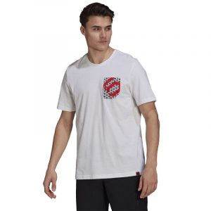 חולצת T אדידס לגברים Adidas 5.10 Botb  - לבן