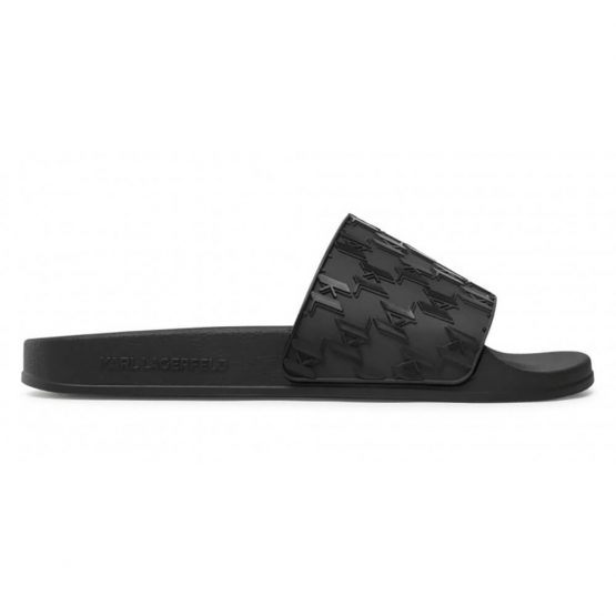 כפכפי קרל לגרפלד לגברים Karl Lagerfeld Flip Flops - שחור
