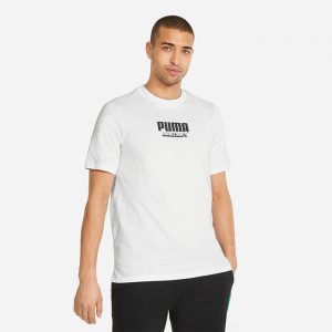 חולצת T פומה לגברים PUMA x Minecraft - לבן
