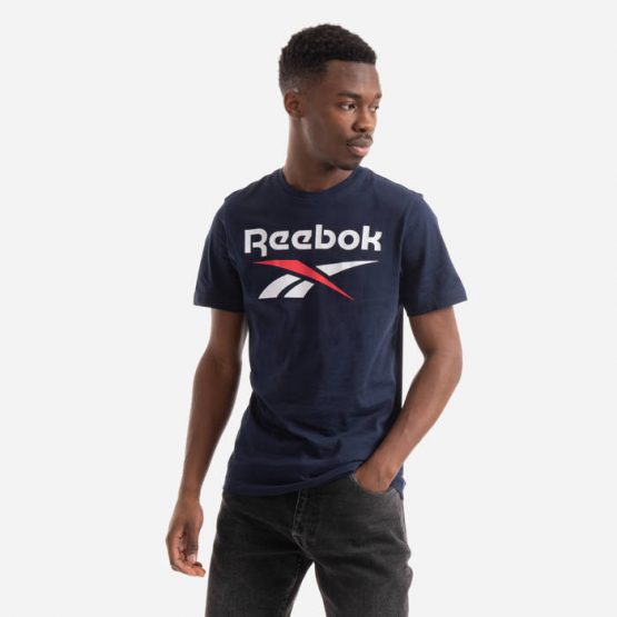 חולצת טי שירט ריבוק לגברים Reebok Identity - כחול כהה