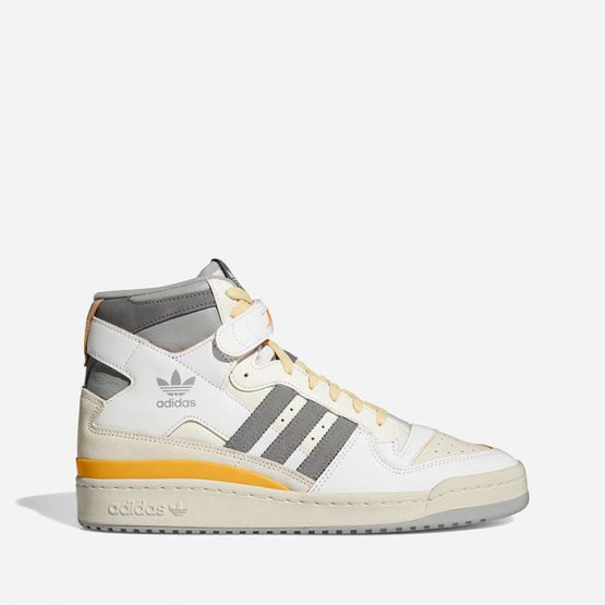 נעלי סניקרס אדידס לגברים Adidas Originals Forum 84 Hi - לבן/אפור
