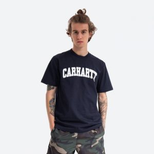 חולצת T קארהארט לגברים Carhartt WIP University - כחול