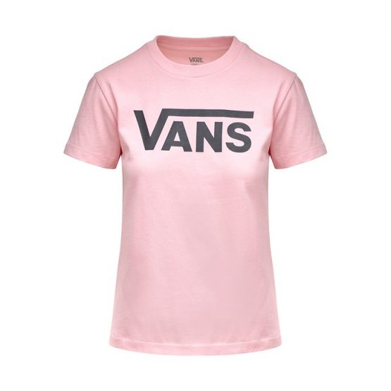 חולצת T ואנס לנשים Vans Flying V Crew - ורוד