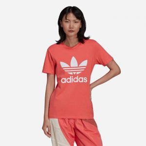 חולצת T אדידס לנשים Adidas Originals  Class - כתום