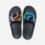 כפכפי קרוקס לנשים Crocs Classic Tie Dye Graphic Slide - שחור