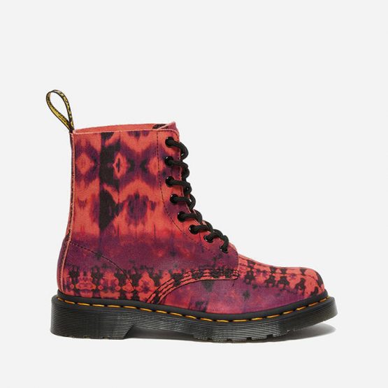 מגפי דר מרטינס  לנשים DR Martens Pascal - אדום/צבעוני