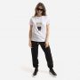 חולצת טי שירט קרל לגרפלד לנשים Karl Lagerfeld Ikonik  - לבן