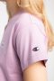 חולצת T צ'מפיון לנשים Champion T-shirt with logo - סגול בהיר