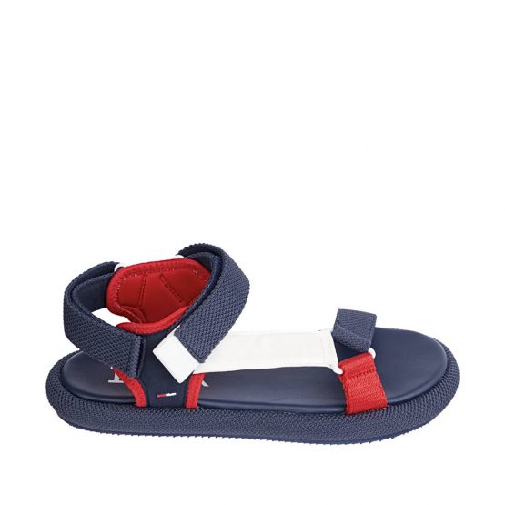 סנדלים טומי הילפיגר לנשים Tommy Hilfiger jeans sporty sandal - כחול כהה