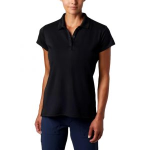חולצת טי שירט קולומביה לנשים Columbia INNISFREE  POLO - שחור