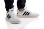 נעלי סניקרס אדידס לגברים Adidas Hoops 3.0 - שחור/לבן פסים