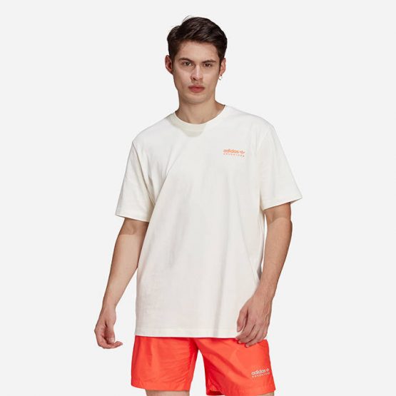 חולצת T אדידס לגברים Adidas Originals ADV Woodwav - לבן