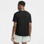 חולצת T נייק לגברים Nike Dri-FIT Miler  Top  - שחור