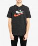 חולצת T נייק לגברים Nike Heritage Logo T-Shirt - שחור