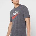 חולצת T נייק לגברים Nike Heritage Logo T-Shirt - אפור