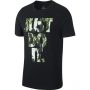 חולצת T נייק לגברים Nike MANN'S NSW SS JDI FLORAL TEE  - שחור