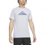 חולצת T נייק לגברים Nike Trail Dri-Fit T-shirt - תכלת/בהיר